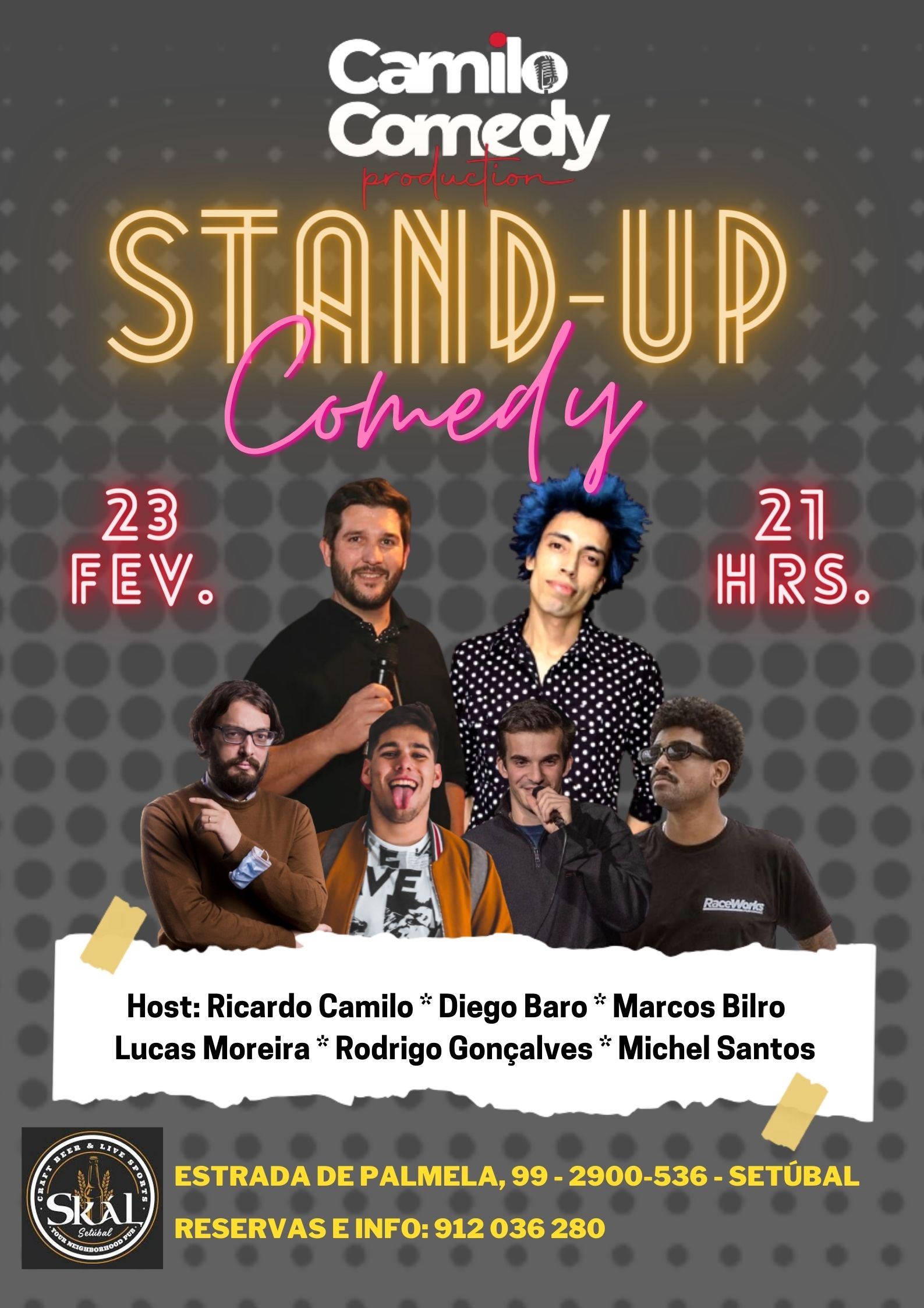 NOITE DE STAND UP COMEDY - TESTE DE PIADA 27/06